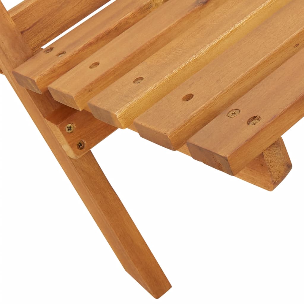 Tuinstoelen 6 st inklapbaar massief acaciahout zwart is nu te koop bij PeponiXL, paradijselijk wonen!