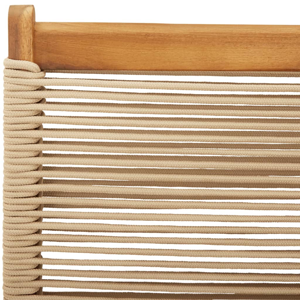 Tuinstoelen 8 st inklapbaar massief acaciahout beige is nu te koop bij PeponiXL, paradijselijk wonen!