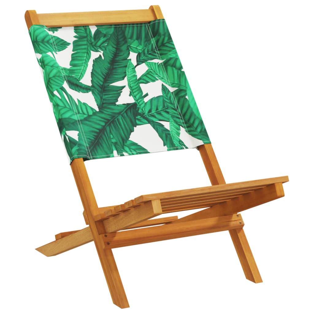 Tuinstoelen 6 st inklapbaar stof en massief hout groen is nu te koop bij PeponiXL, paradijselijk wonen!