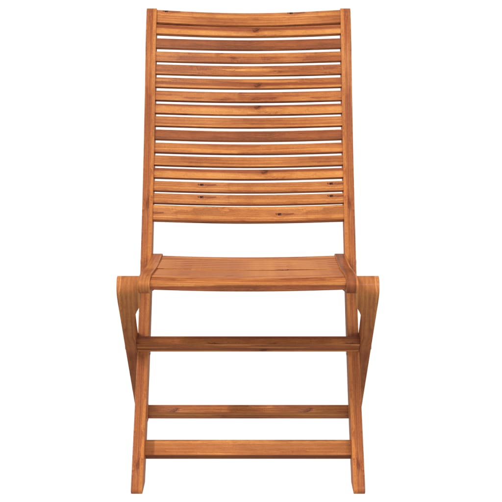 Tuinstoelen 6 st inklapbaar 51x66x95 cm massief acaciahout is nu te koop bij PeponiXL, paradijselijk wonen!