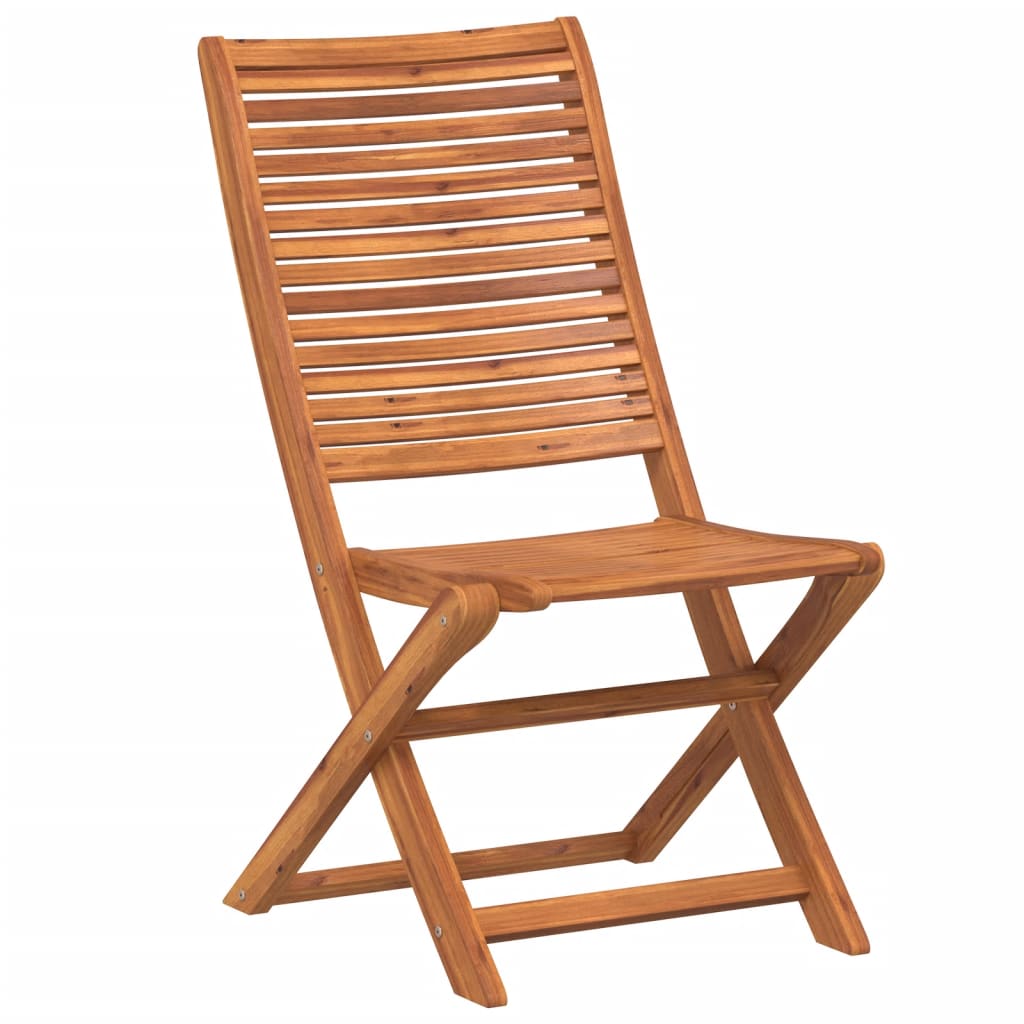 Tuinstoelen 8 st inklapbaar 51x66x95 cm massief acaciahout is nu te koop bij PeponiXL, paradijselijk wonen!