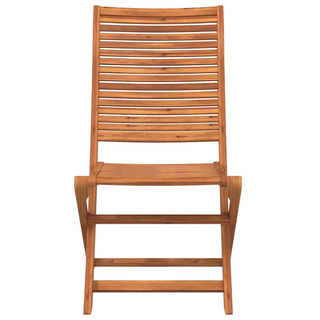 Tuinstoelen 8 st inklapbaar 51x66x95 cm massief acaciahout is nu te koop bij PeponiXL, paradijselijk wonen!