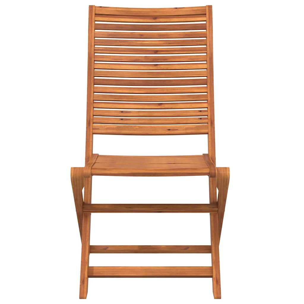Tuinstoelen 8 st inklapbaar 51x66x95 cm massief acaciahout is nu te koop bij PeponiXL, paradijselijk wonen!
