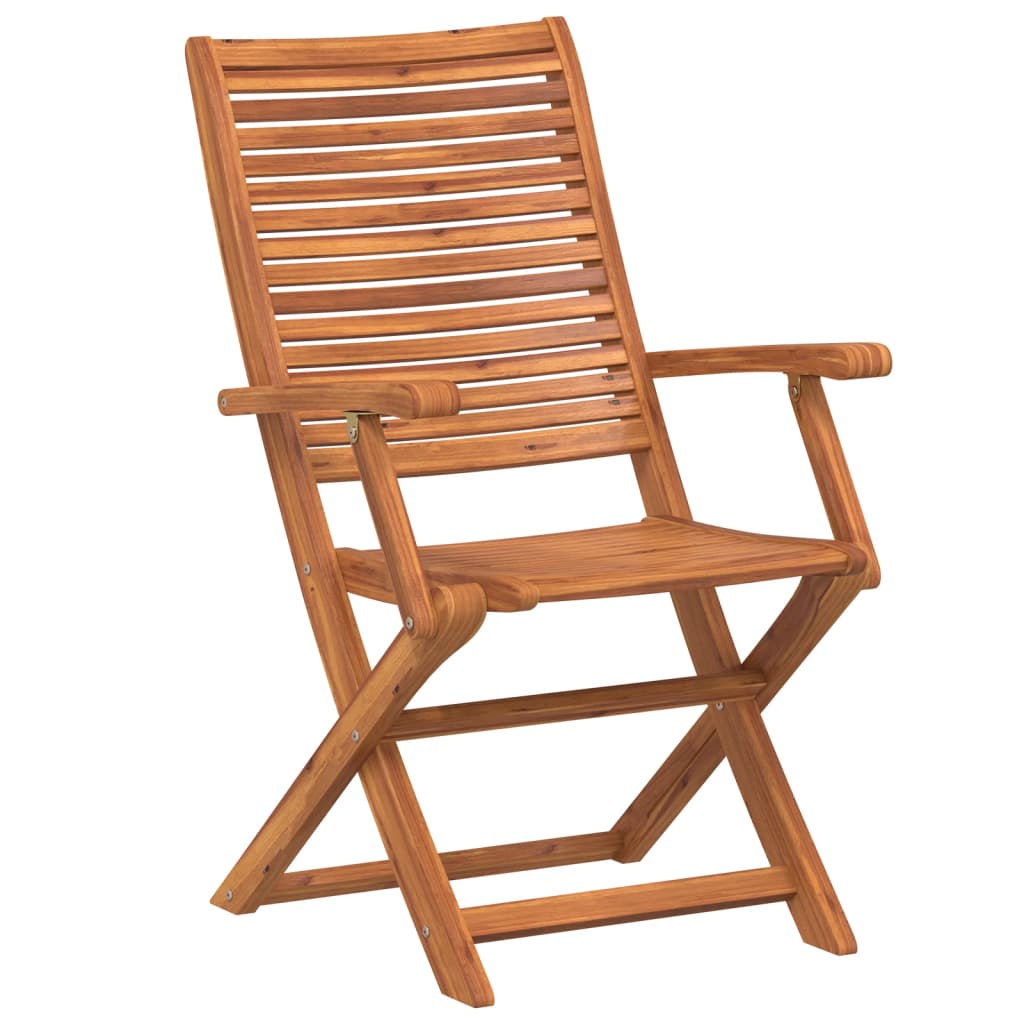 Tuinstoelen 6 st inklapbaar 57x66x95 cm massief acaciahout is nu te koop bij PeponiXL, paradijselijk wonen!