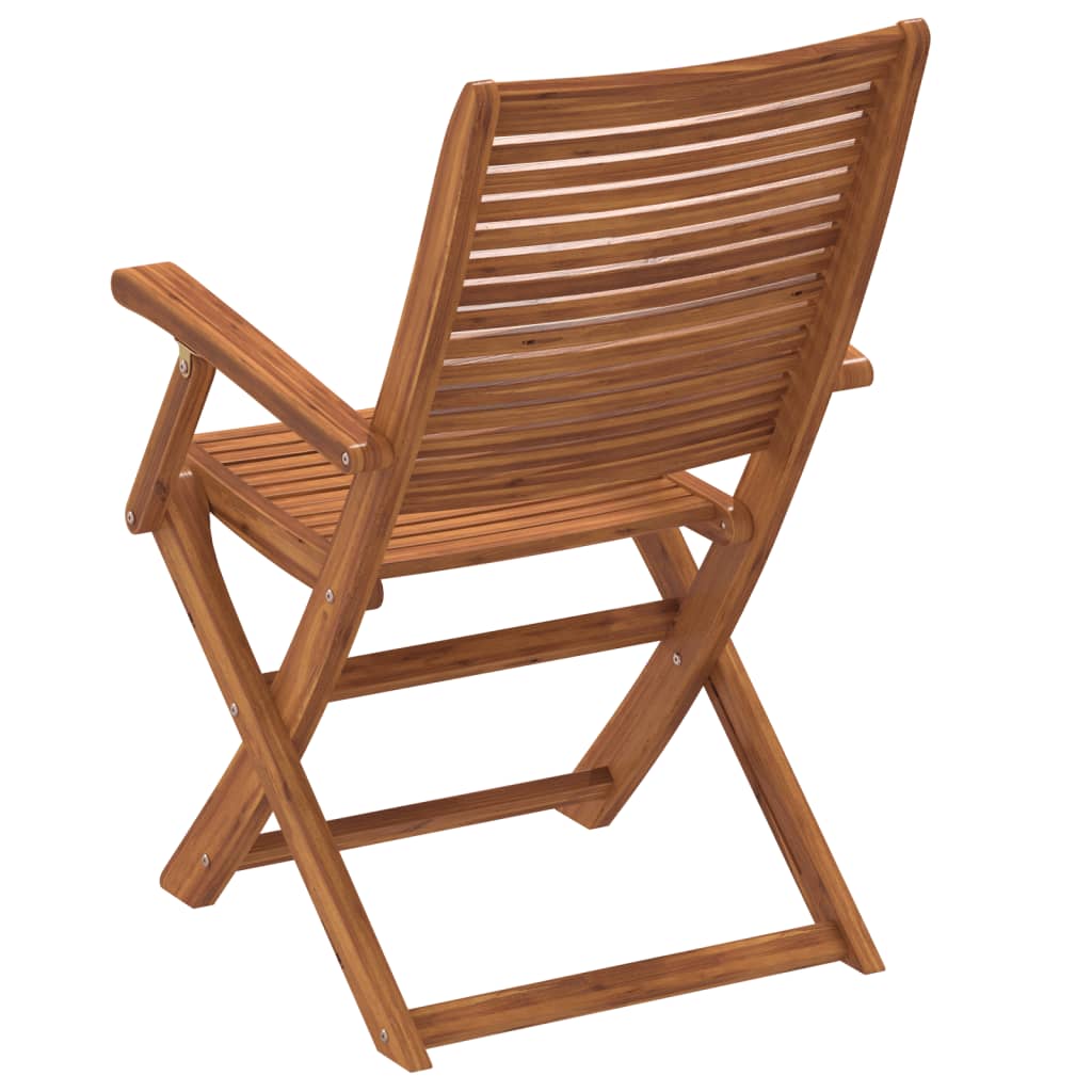 Tuinstoelen 6 st inklapbaar 57x66x95 cm massief acaciahout is nu te koop bij PeponiXL, paradijselijk wonen!