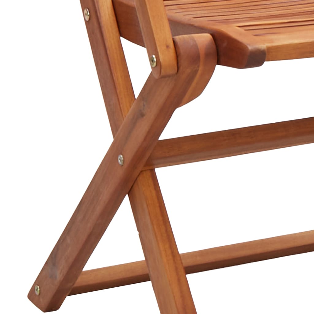 Tuinstoelen 6 st inklapbaar 57x66x95 cm massief acaciahout is nu te koop bij PeponiXL, paradijselijk wonen!