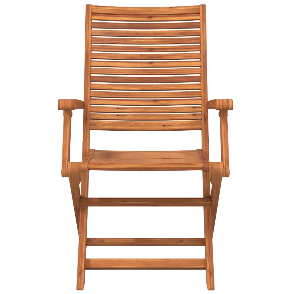 Tuinstoelen 8 st inklapbaar 57x66x95 cm massief acaciahout is nu te koop bij PeponiXL, paradijselijk wonen!