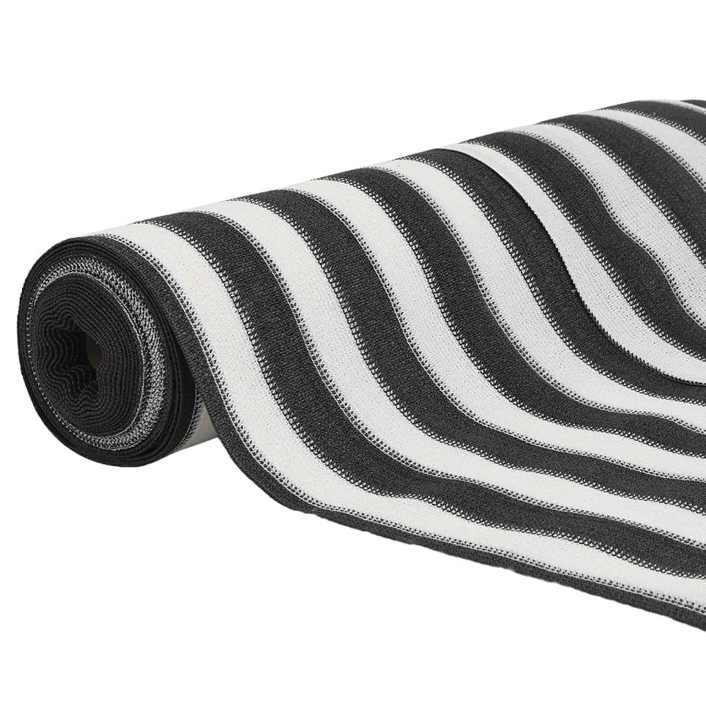 Privacynet 75 g/m² 1,5x10 m HDPE antracietkleurig en wit is nu te koop bij PeponiXL, paradijselijk wonen!