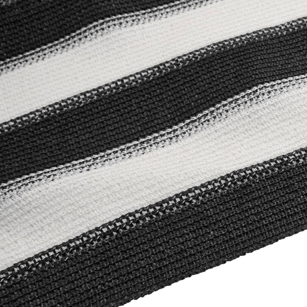 Privacynet 75 g/m² 1,5x50 m HDPE antracietkleurig en wit is nu te koop bij PeponiXL, paradijselijk wonen!