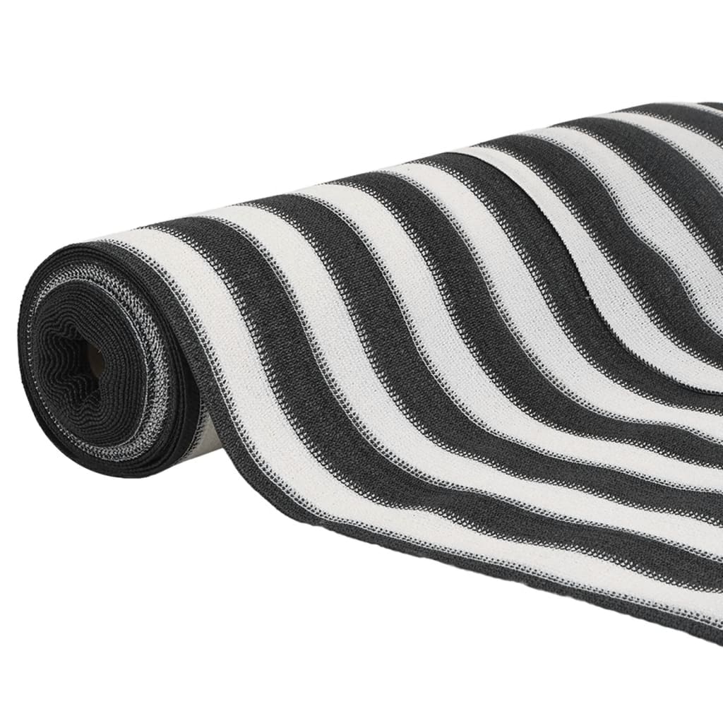 Privacynet 75 g/m² 1,8x25 m HDPE antracietkleurig en wit is nu te koop bij PeponiXL, paradijselijk wonen!