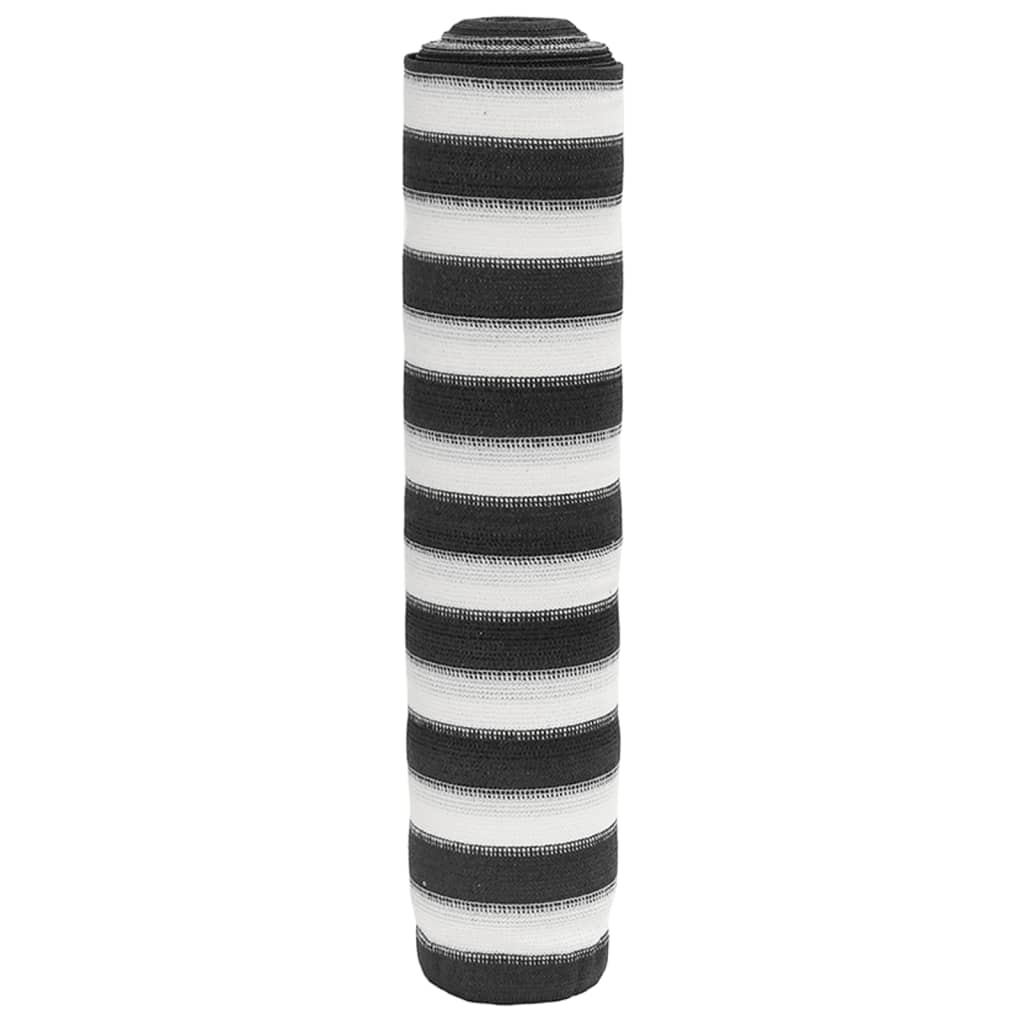 Privacynet 150 g/m² 1,5x50 m HDPE antracietkleurig en wit is nu te koop bij PeponiXL, paradijselijk wonen!
