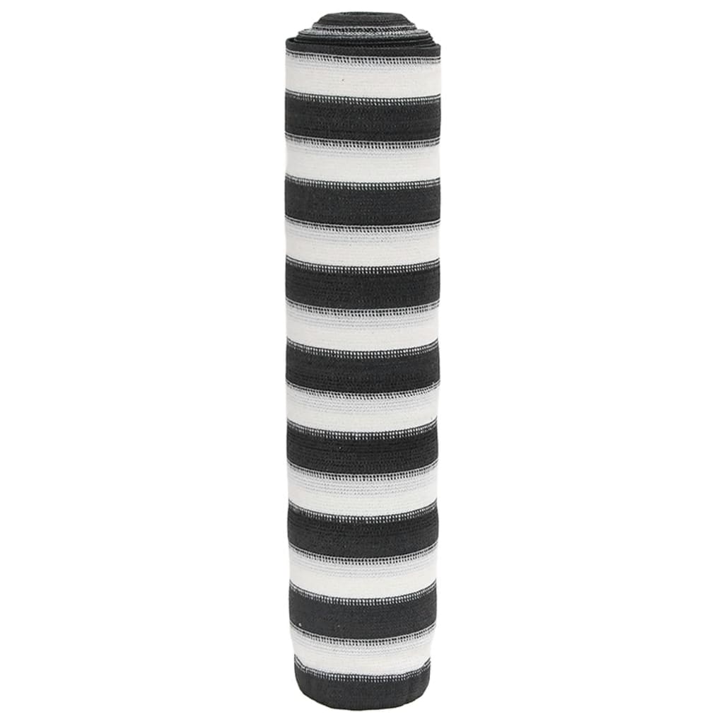Privacynet 195 g/m² 1x10 m HDPE antracietkleurig en wit is nu te koop bij PeponiXL, paradijselijk wonen!