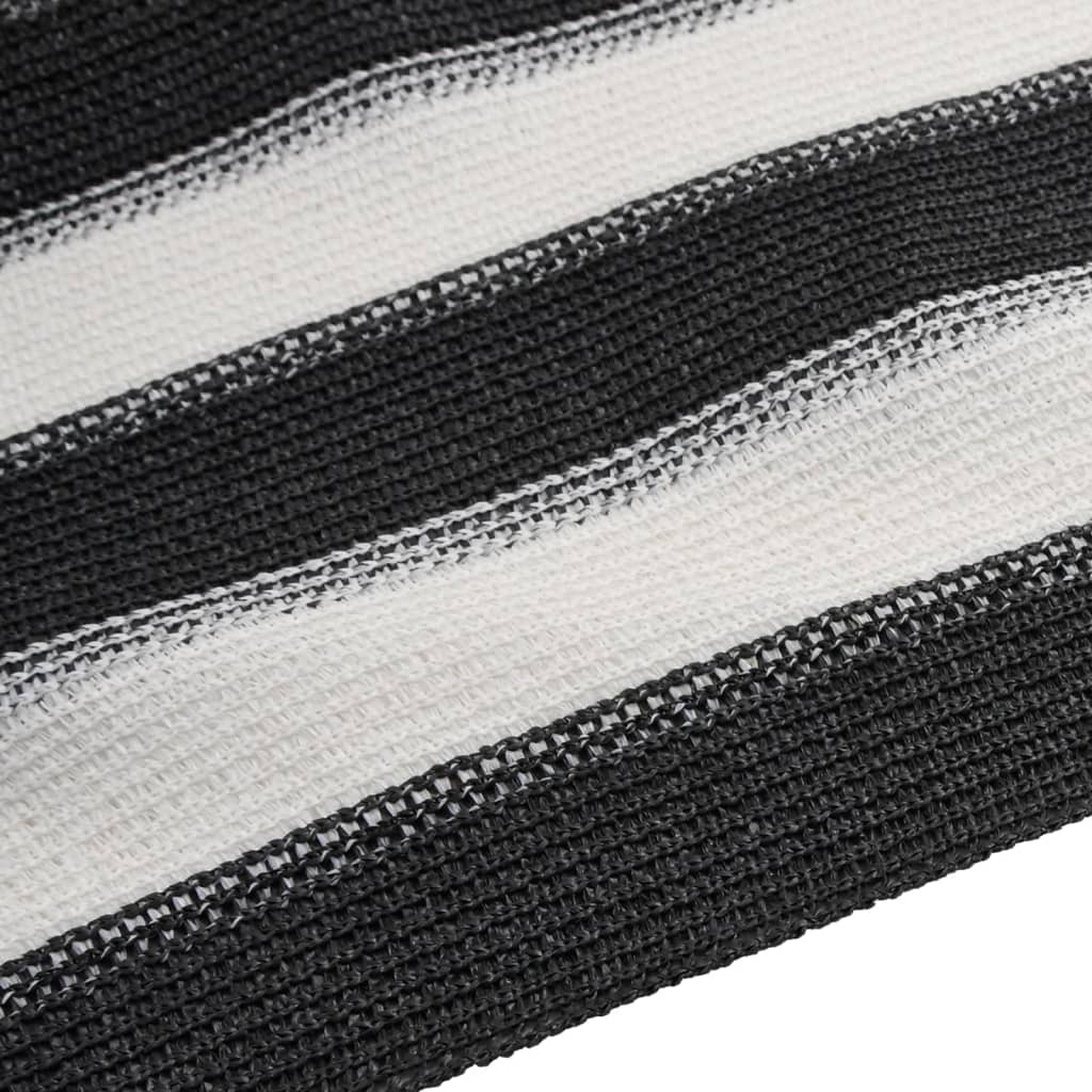 Privacynet 195 g/m² 1,2x10 m HDPE antracietkleurig en wit is nu te koop bij PeponiXL, paradijselijk wonen!