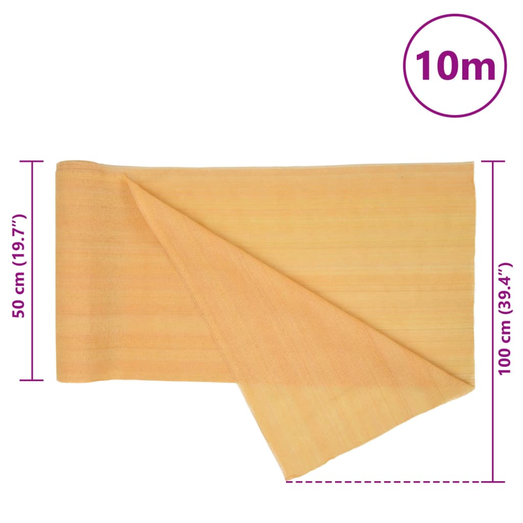 Privacynet 195 g/m² 1x10 m HDPE zandkleurig is nu te koop bij PeponiXL, paradijselijk wonen!