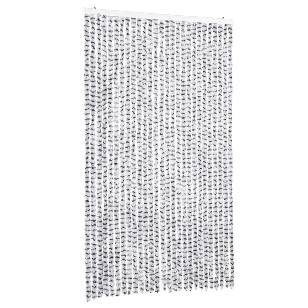 Vliegengordijn 118x220 cm chenille lichtgrijs en donkergrijs is nu te koop bij PeponiXL, paradijselijk wonen!