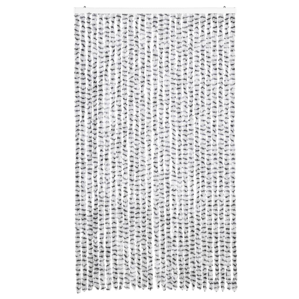Vliegengordijn 118x220 cm chenille lichtgrijs en donkergrijs is nu te koop bij PeponiXL, paradijselijk wonen!