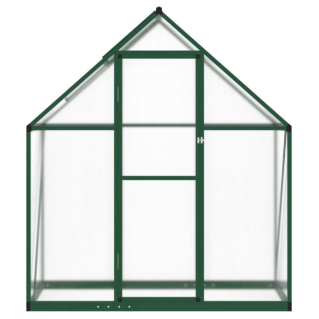 Tuinkas met basisframe 169x58x195 cm aluminium groen is nu te koop bij PeponiXL, paradijselijk wonen!