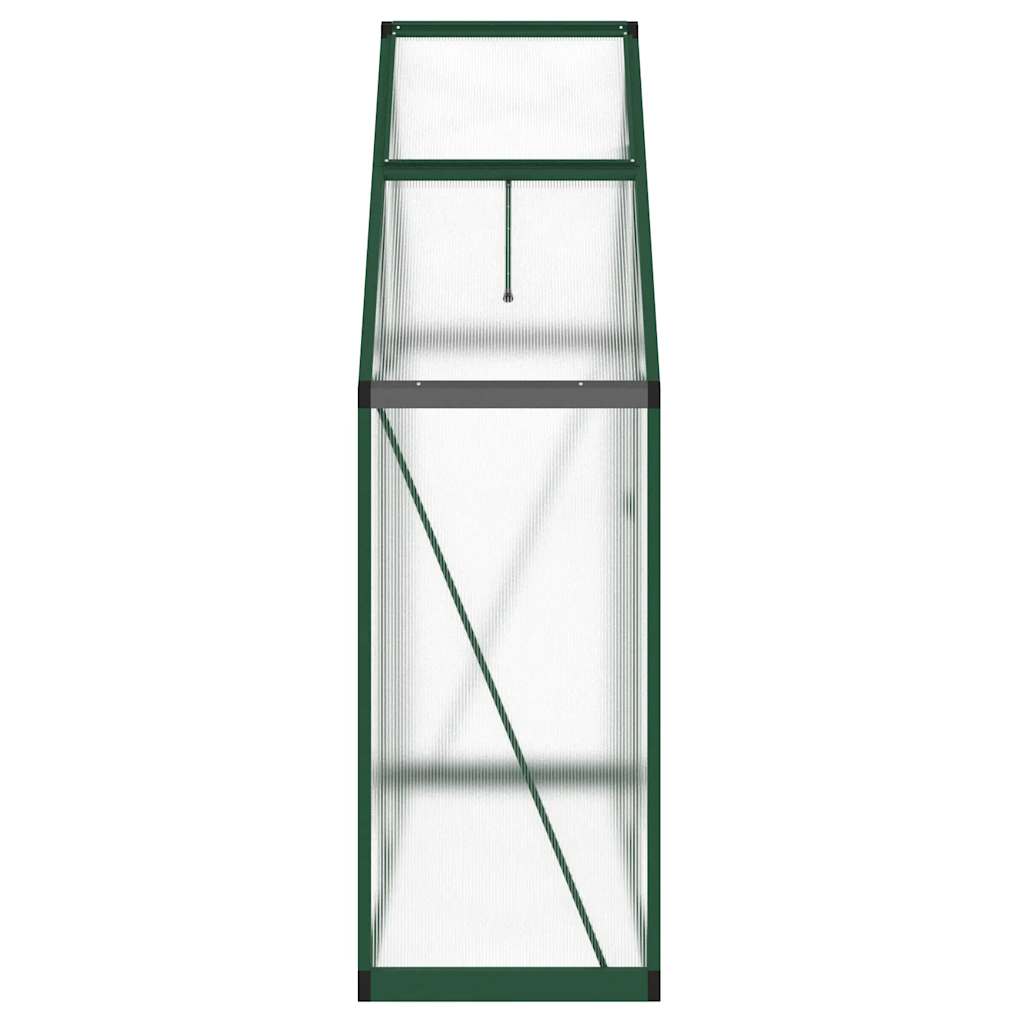 Tuinkas met basisframe 169x58x195 cm aluminium groen is nu te koop bij PeponiXL, paradijselijk wonen!