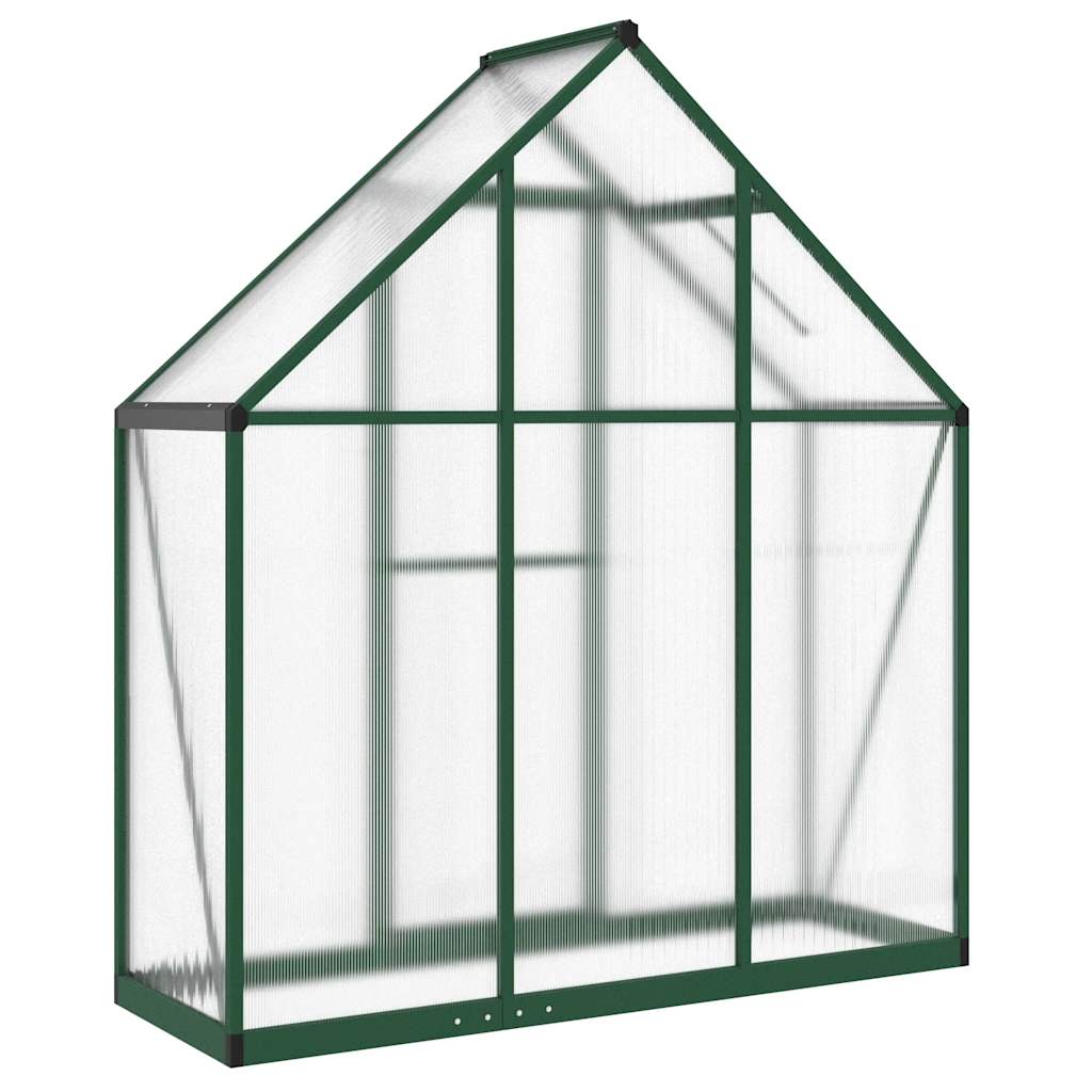 Tuinkas met basisframe 169x58x195 cm aluminium groen is nu te koop bij PeponiXL, paradijselijk wonen!