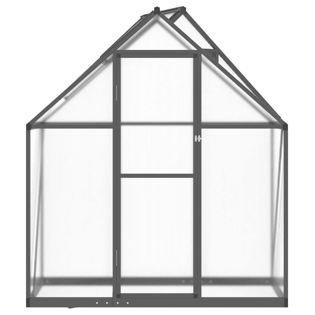Tuinkas met basisframe 169x58x195 cm aluminium antracietkleurig is nu te koop bij PeponiXL, paradijselijk wonen!