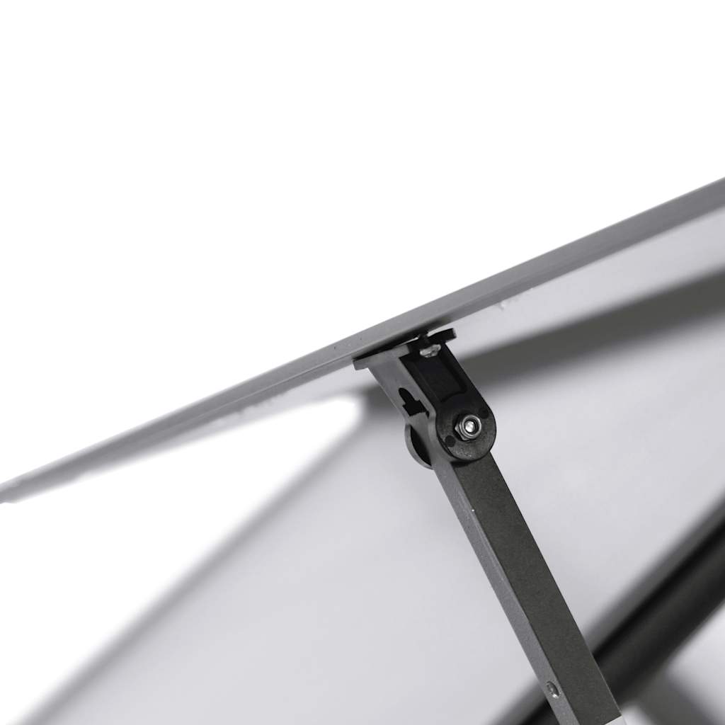 Tuinkas met basisframe 169x58x195 cm aluminium antracietkleurig is nu te koop bij PeponiXL, paradijselijk wonen!