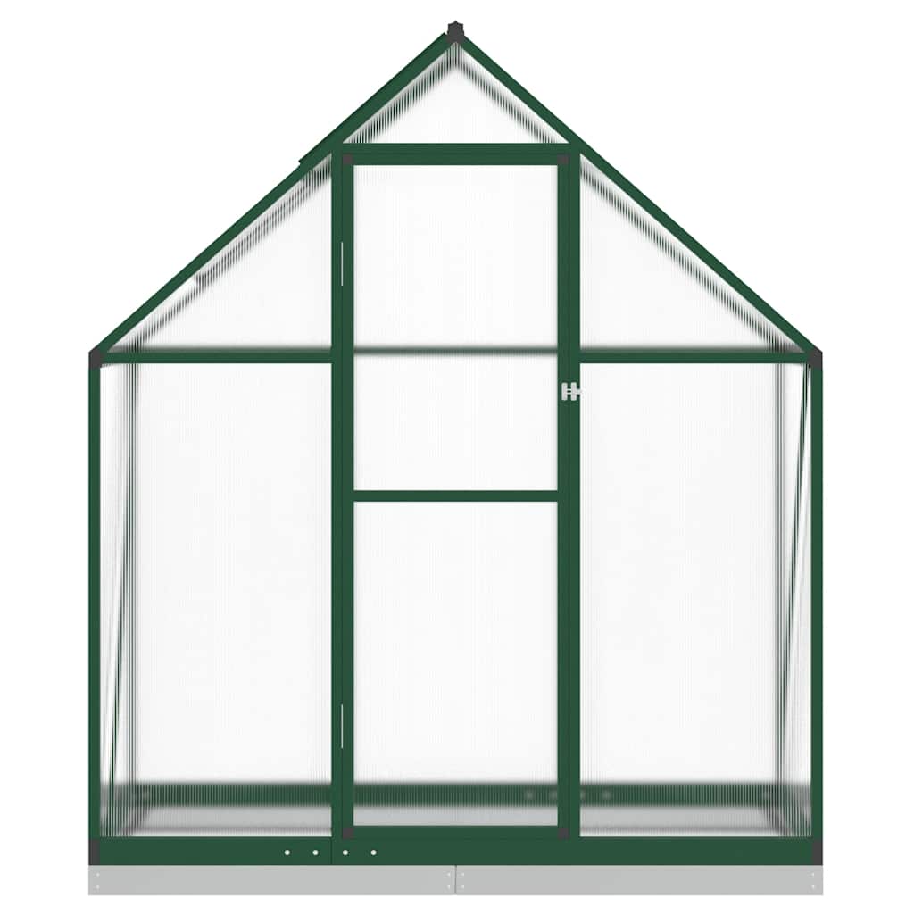 Tuinkas met basisframe 169x58x202 cm aluminium groen is nu te koop bij PeponiXL, paradijselijk wonen!