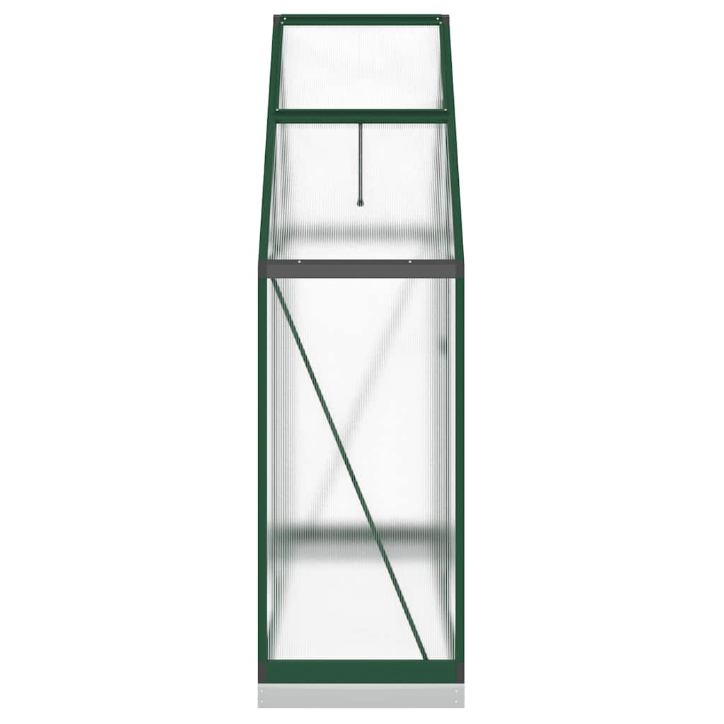 Tuinkas met basisframe 169x58x202 cm aluminium groen is nu te koop bij PeponiXL, paradijselijk wonen!
