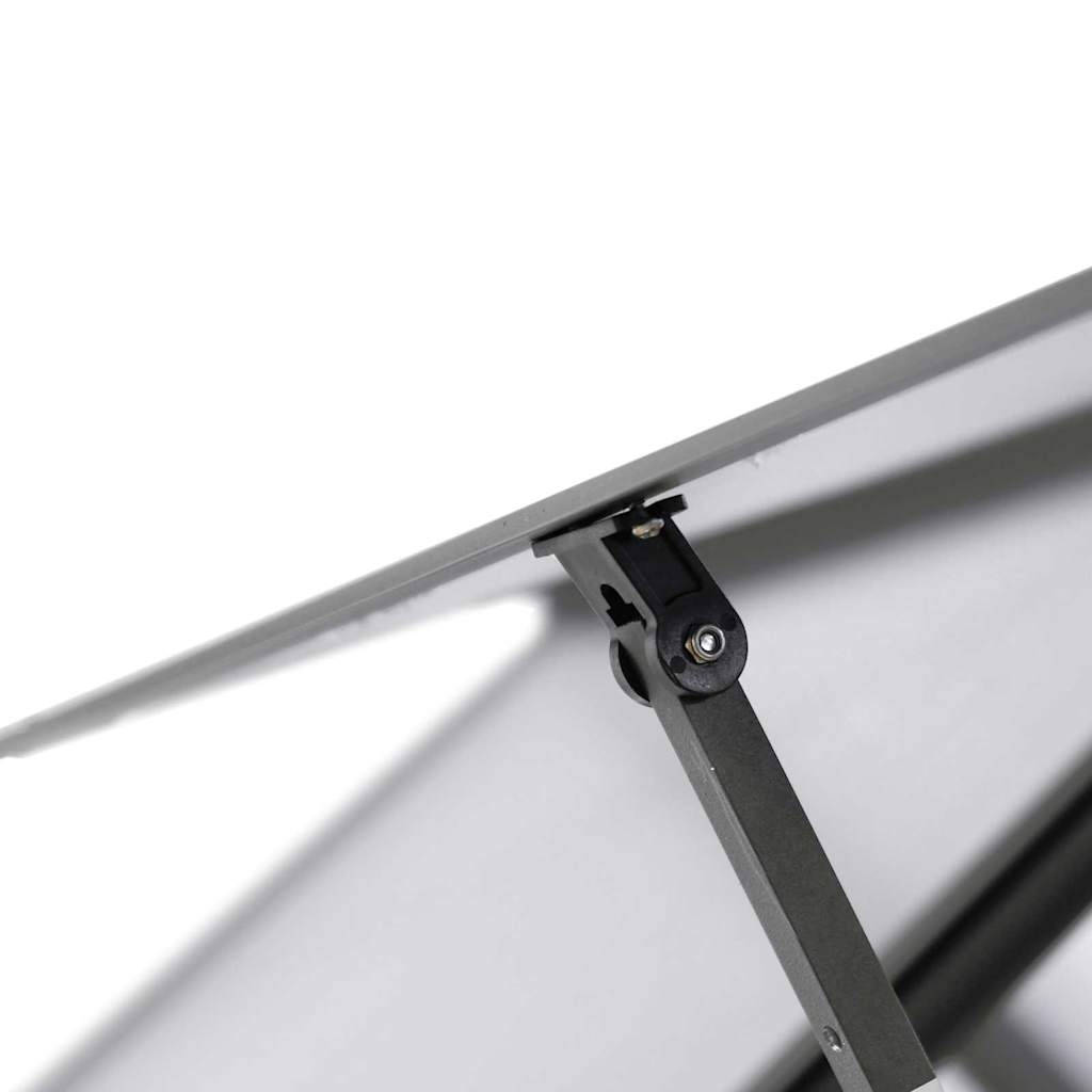 Tuinkas met basisframe 169x58x202 cm aluminium antracietkleurig is nu te koop bij PeponiXL, paradijselijk wonen!