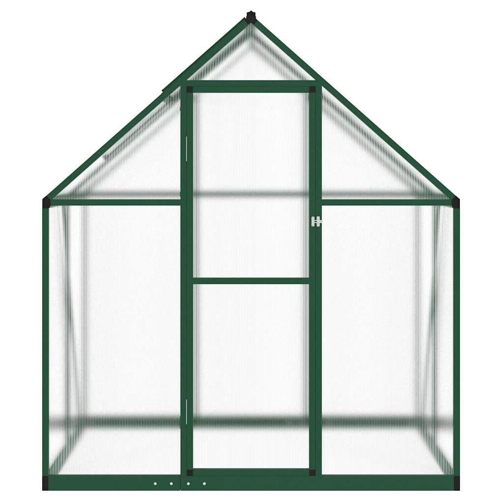 Tuinkas met basisframe 169x114x195 cm aluminium groen is nu te koop bij PeponiXL, paradijselijk wonen!