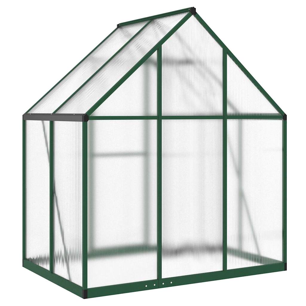 Tuinkas met basisframe 169x114x195 cm aluminium groen is nu te koop bij PeponiXL, paradijselijk wonen!