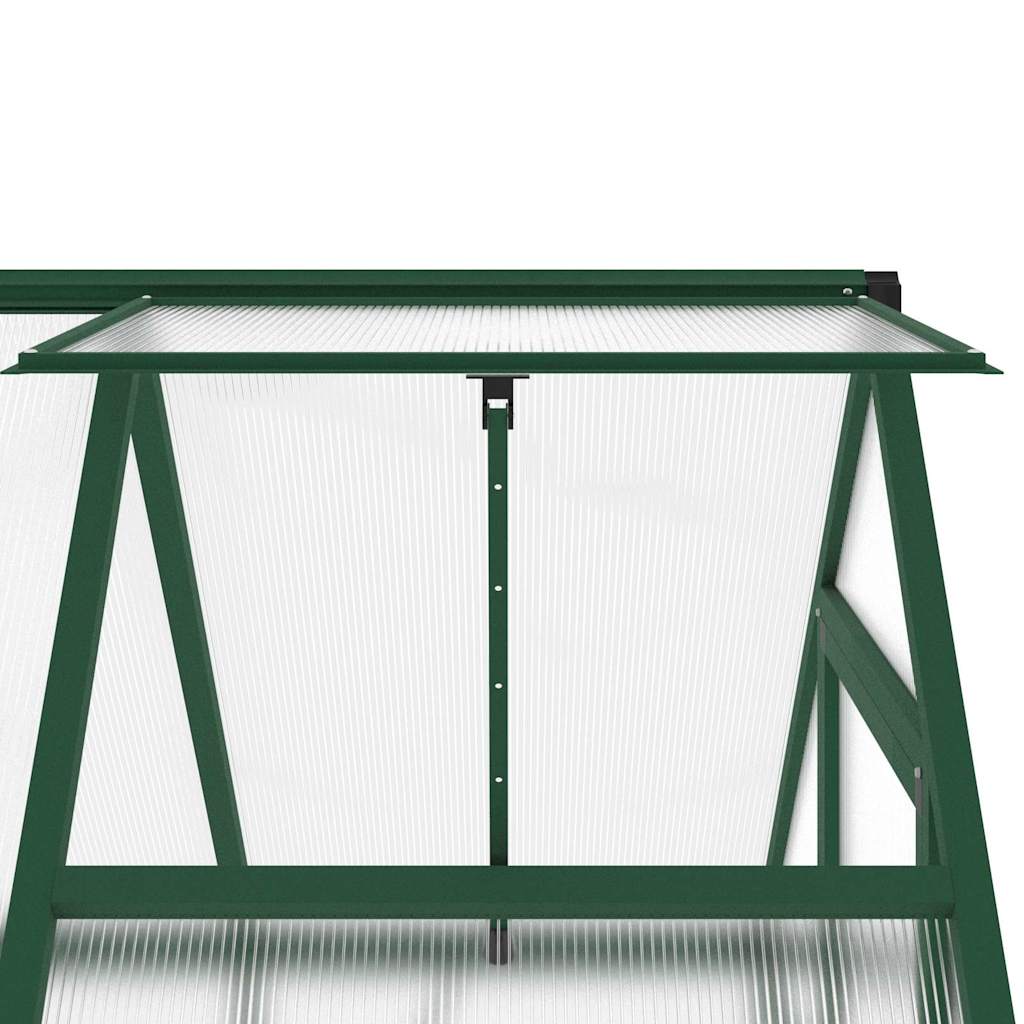 Tuinkas met basisframe 169x114x195 cm aluminium groen is nu te koop bij PeponiXL, paradijselijk wonen!