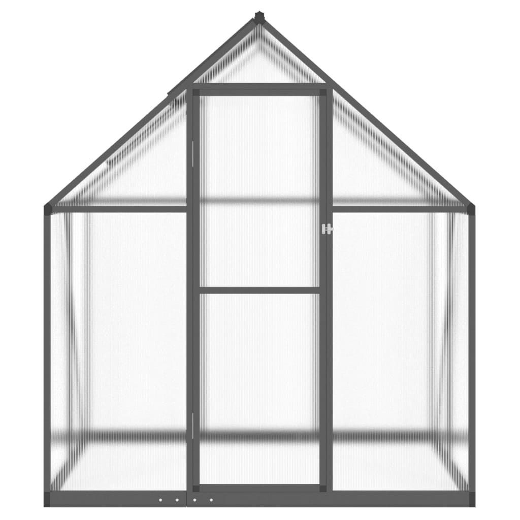 Tuinkas met basisframe 169x114x195 cm aluminium antracietkleur is nu te koop bij PeponiXL, paradijselijk wonen!