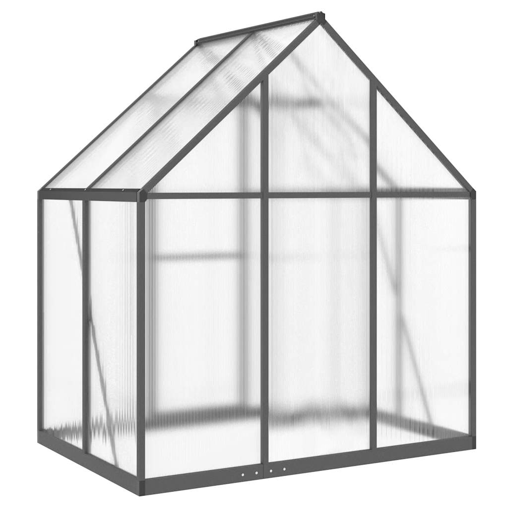 Tuinkas met basisframe 169x114x195 cm aluminium antracietkleur is nu te koop bij PeponiXL, paradijselijk wonen!