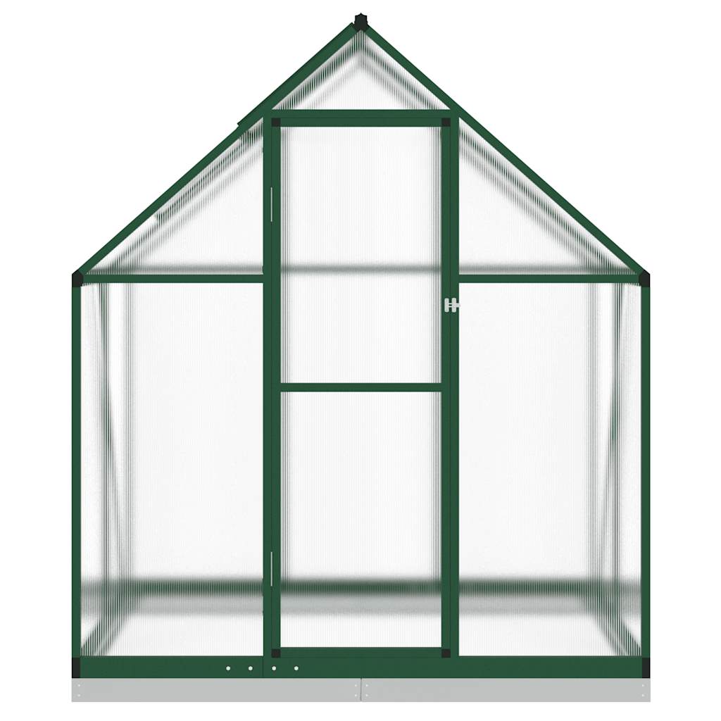 Tuinkas met basisframe 169x114x202 cm aluminium groen is nu te koop bij PeponiXL, paradijselijk wonen!