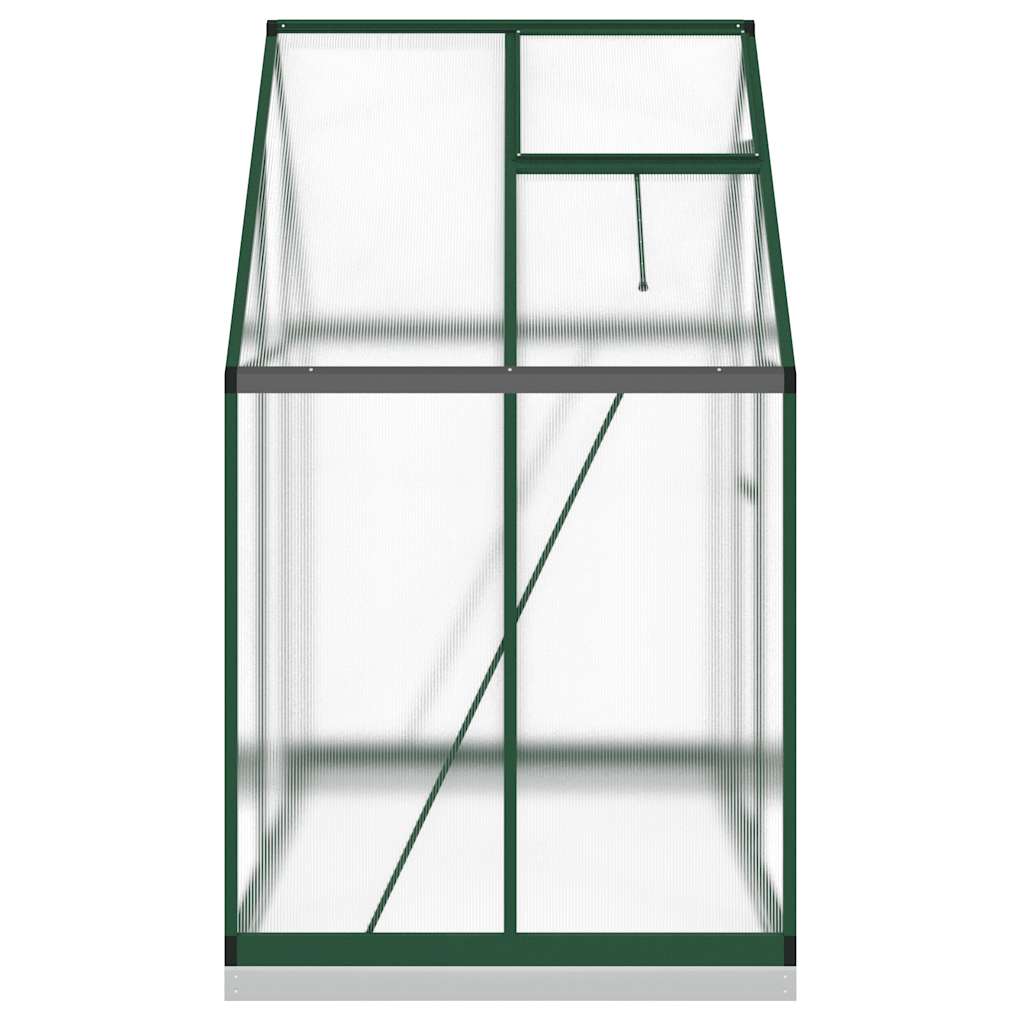 Tuinkas met basisframe 169x114x202 cm aluminium groen is nu te koop bij PeponiXL, paradijselijk wonen!