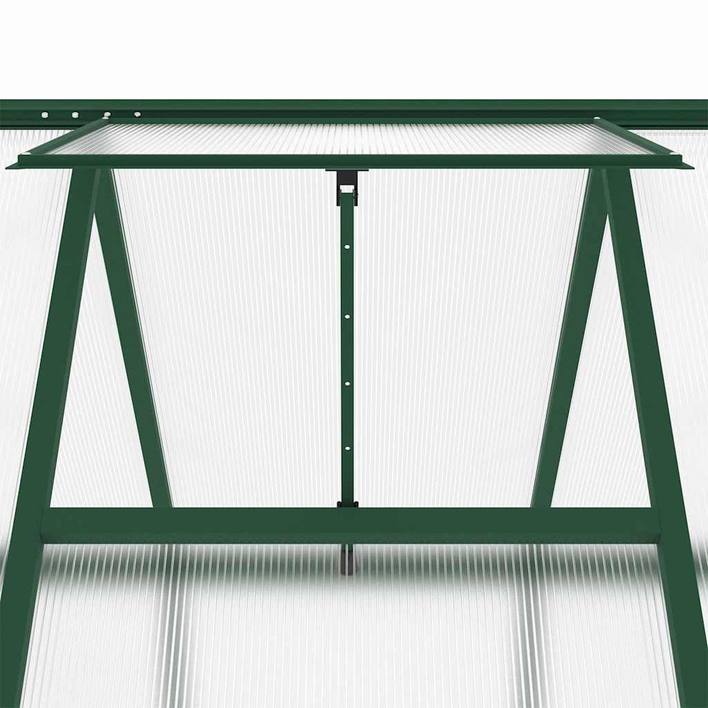 Tuinkas met basisframe 169x169x195 cm aluminium groen is nu te koop bij PeponiXL, paradijselijk wonen!