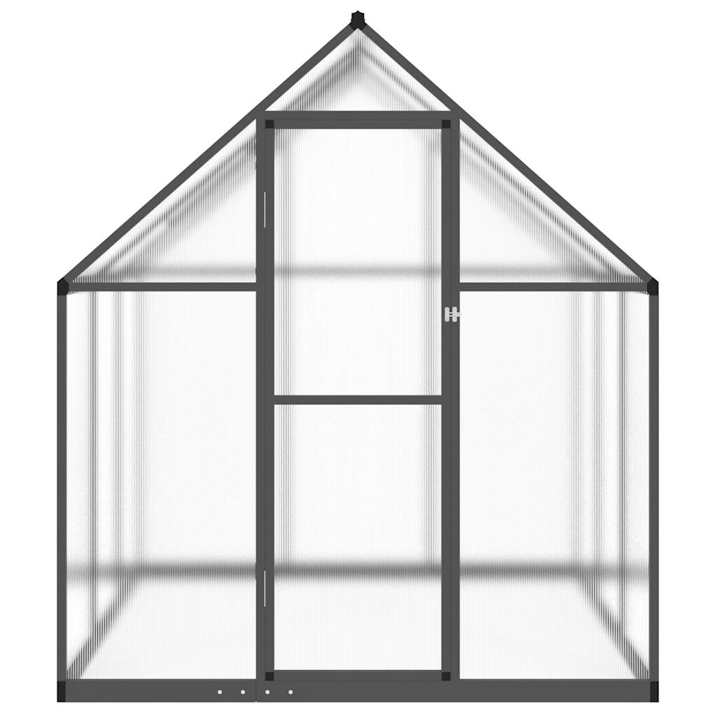 Tuinkas met basisframe 169x169x195 cm aluminium antracietkleur is nu te koop bij PeponiXL, paradijselijk wonen!