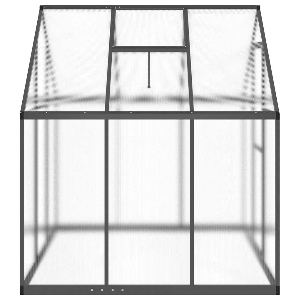 Tuinkas met basisframe 169x169x195 cm aluminium antracietkleur is nu te koop bij PeponiXL, paradijselijk wonen!