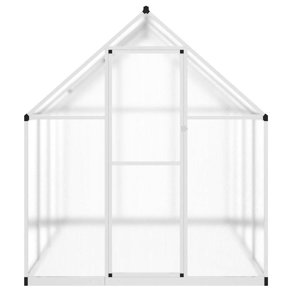 Tuinkas met basisframe 224x169x195 cm aluminium zilverkleurig is nu te koop bij PeponiXL, paradijselijk wonen!