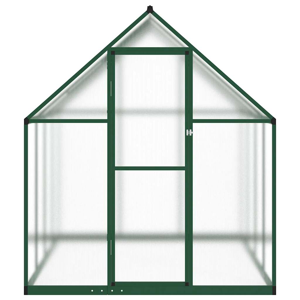 Tuinkas met basisframe 224x169x195 cm aluminium groen is nu te koop bij PeponiXL, paradijselijk wonen!