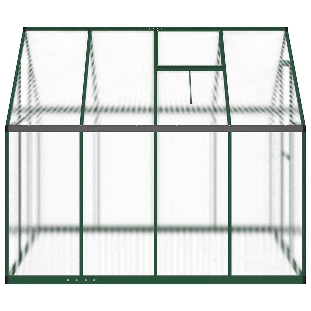 Tuinkas met basisframe 224x169x195 cm aluminium groen is nu te koop bij PeponiXL, paradijselijk wonen!