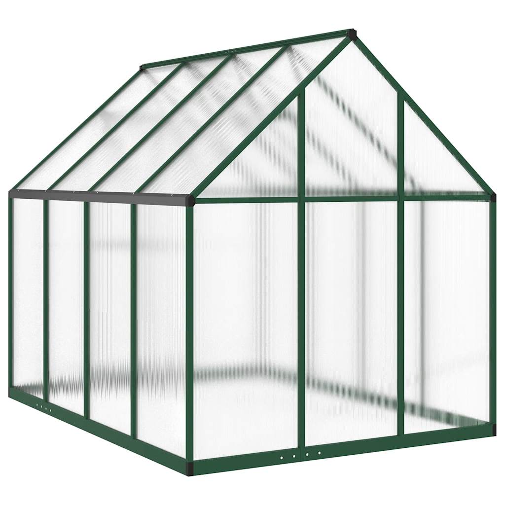 Tuinkas met basisframe 224x169x195 cm aluminium groen is nu te koop bij PeponiXL, paradijselijk wonen!