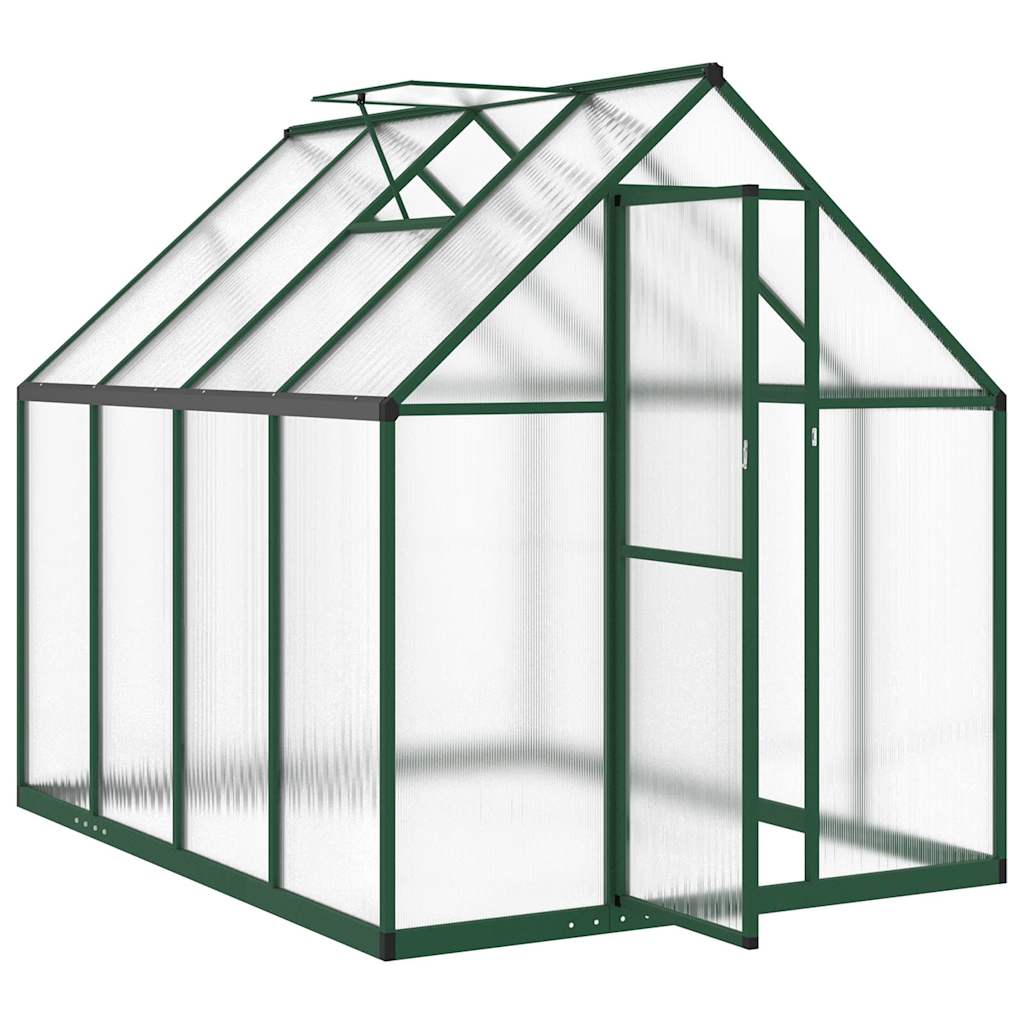Tuinkas met basisframe 224x169x195 cm aluminium groen is nu te koop bij PeponiXL, paradijselijk wonen!