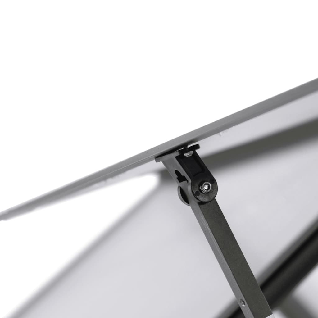 Tuinkas met basisframe 224x169x195 cm aluminium antracietkleur is nu te koop bij PeponiXL, paradijselijk wonen!