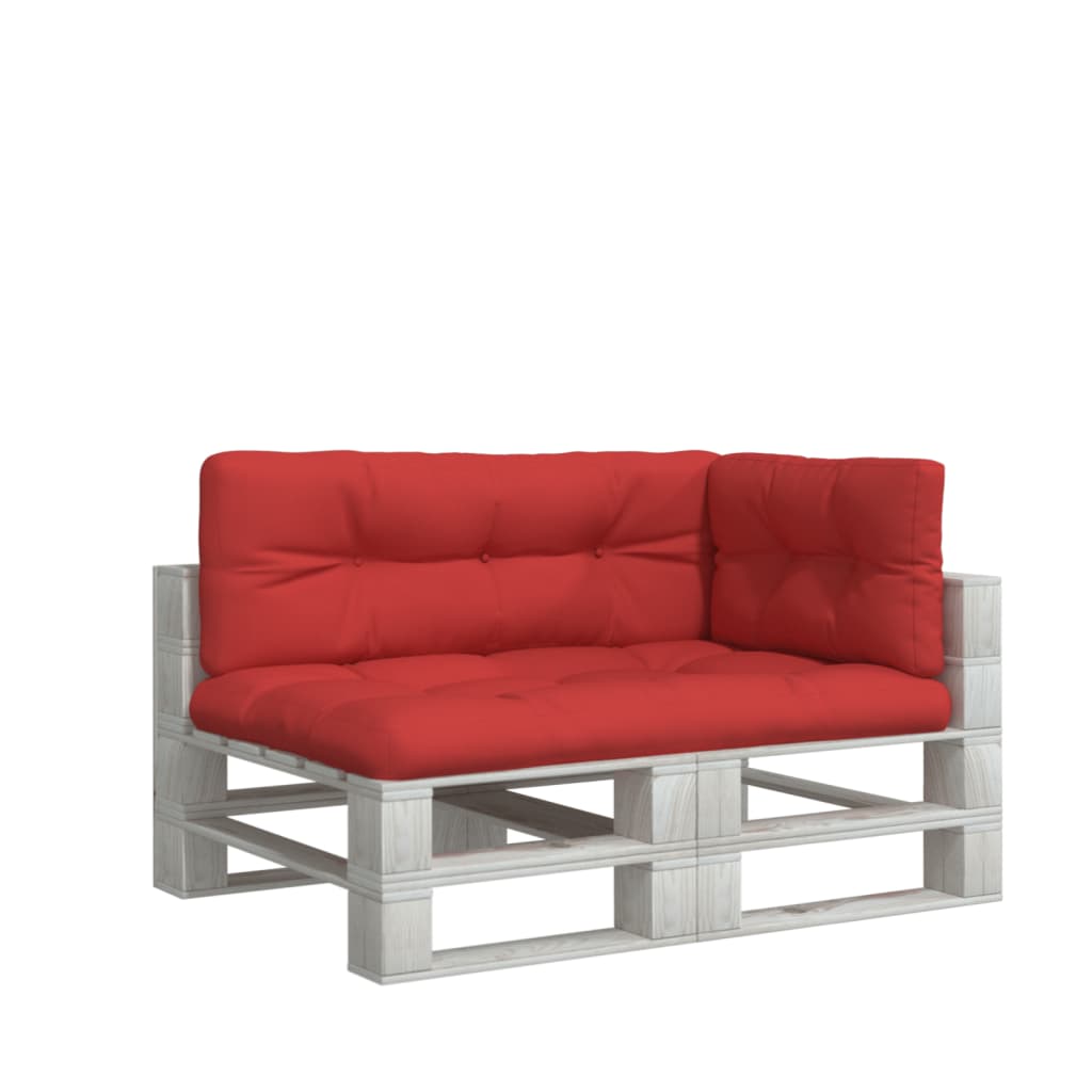 Palletkussens 3 st stof rood is nu te koop bij PeponiXL, paradijselijk wonen!
