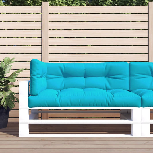 Palletkussens 3 st stof turquoise is nu te koop bij PeponiXL, paradijselijk wonen!