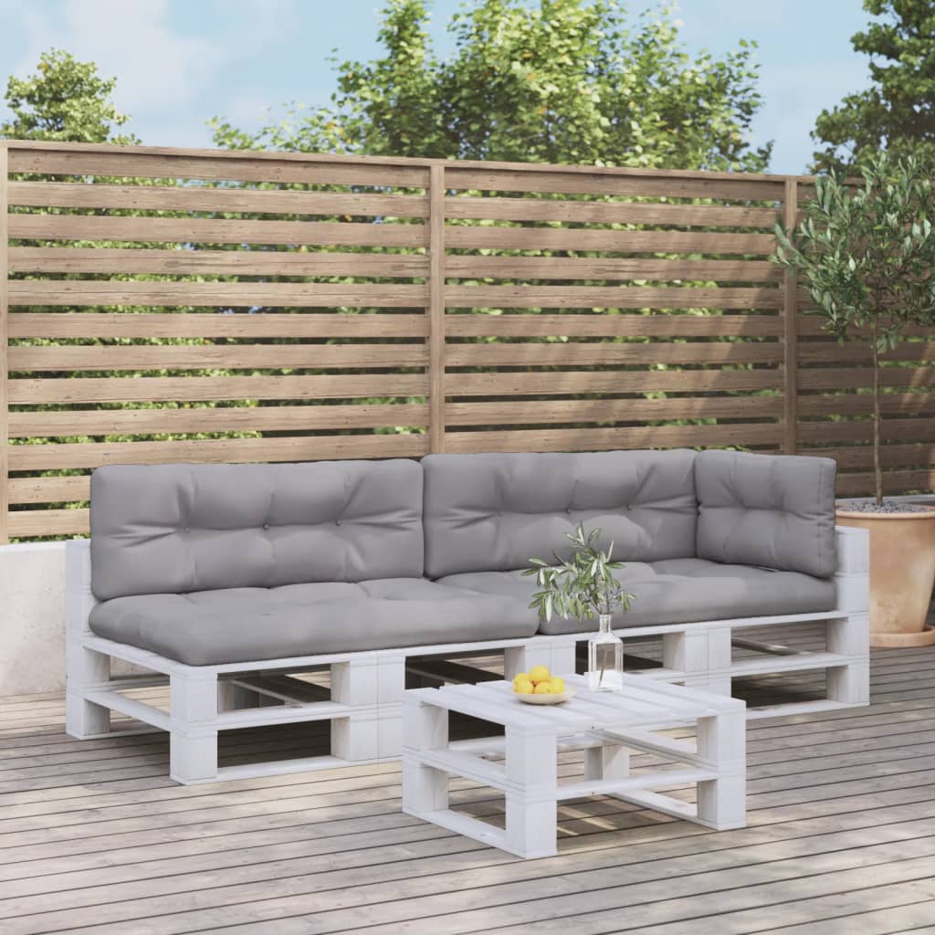 Palletkussens 5 st stof grijs is nu te koop bij PeponiXL, paradijselijk wonen!