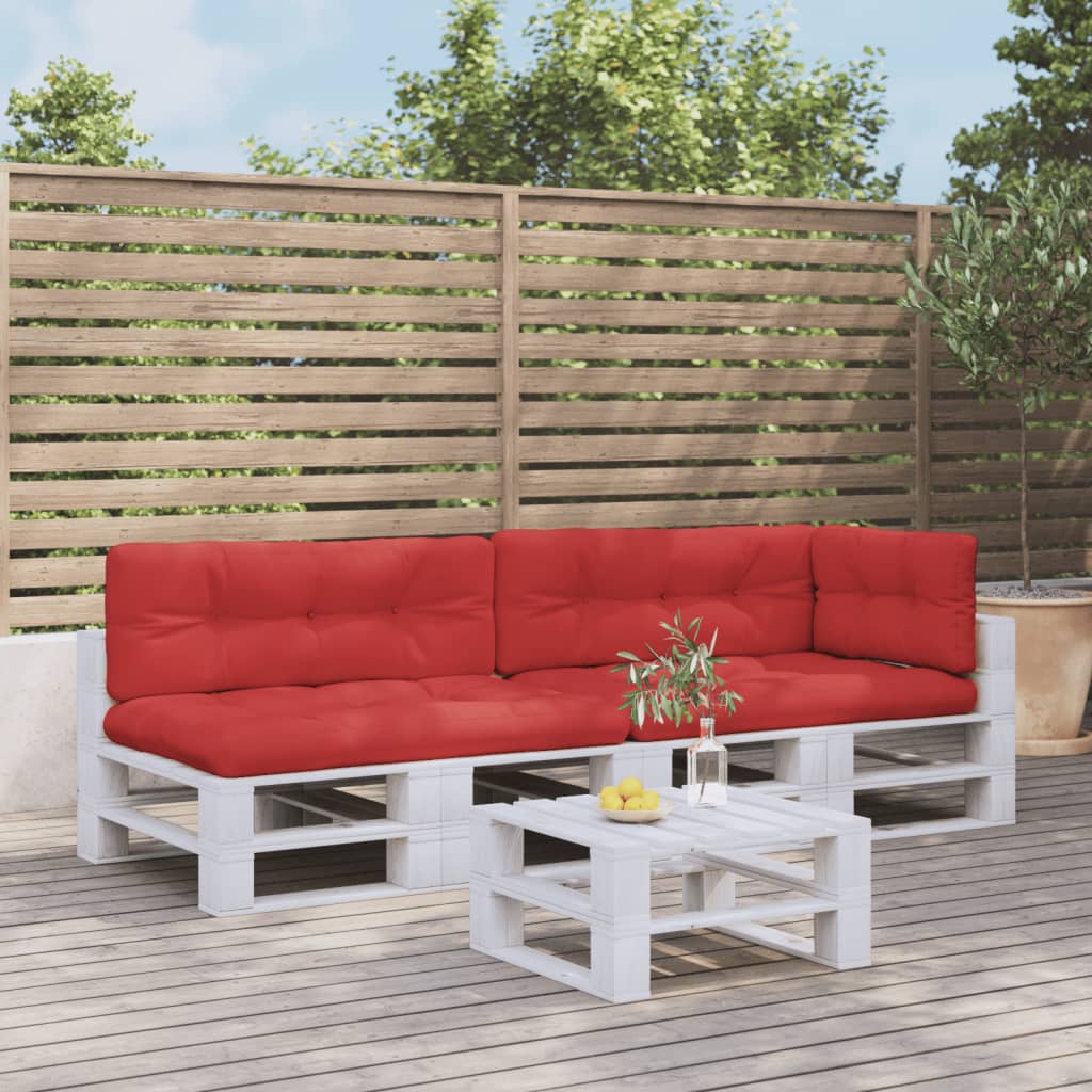 Palletkussens 5 st stof rood is nu te koop bij PeponiXL, paradijselijk wonen!