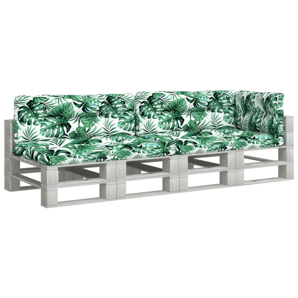 Palletkussens 5 st stof bladpatroon is nu te koop bij PeponiXL, paradijselijk wonen!