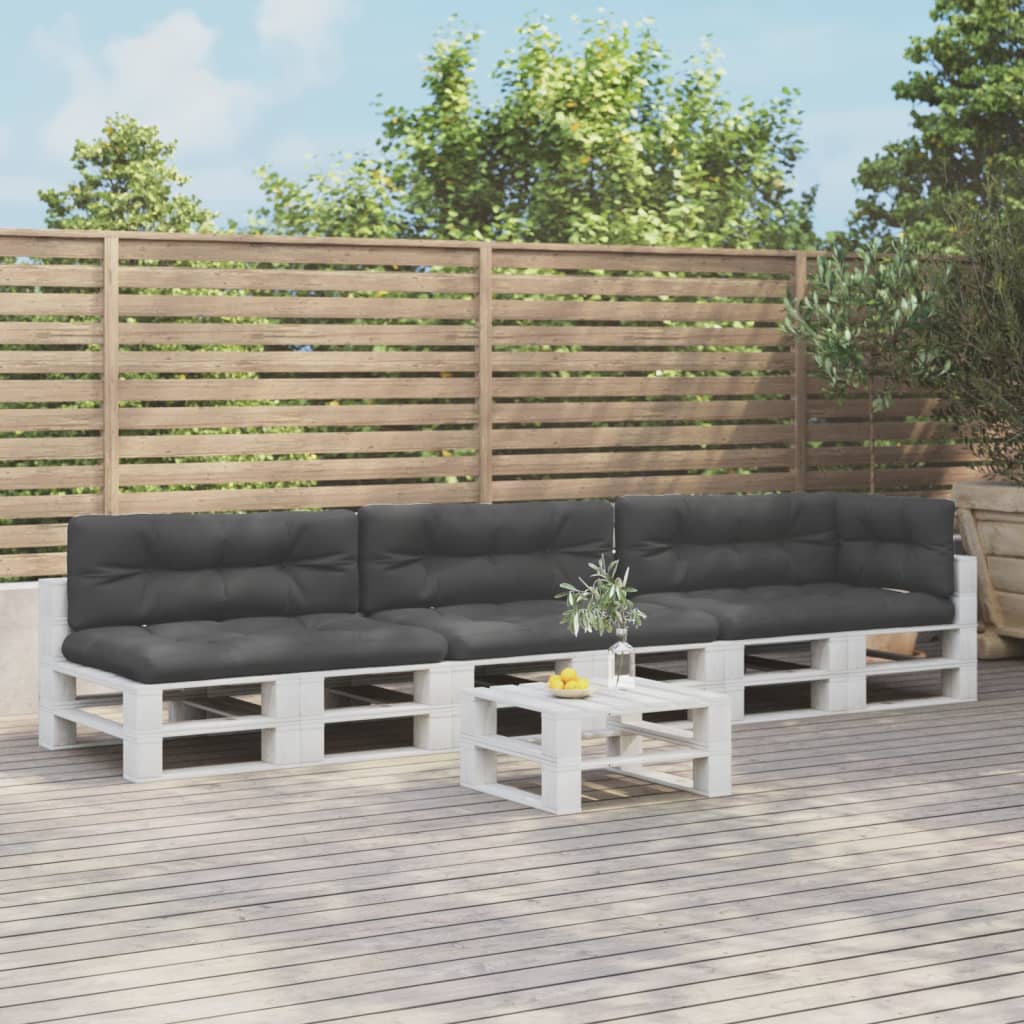 Palletkussens 7 st stof zwart is nu te koop bij PeponiXL, paradijselijk wonen!